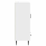 vidaXL Servírovacia skriňa Biela 66 x 34,5 x 95 cm Kompozitné drevo – Obrázok 6