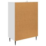 vidaXL Servírovacia skriňa Biela 66 x 34,5 x 95 cm Kompozitné drevo – Obrázok 7