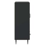 vidaXL Servírovacia skriňa Čierna 66 x 34,5 x 95 cm Kompozitné drevo – Obrázok 6