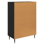 vidaXL Servírovacia skriňa Čierna 66 x 34,5 x 95 cm Kompozitné drevo – Obrázok 7