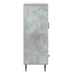 vidaXL Servírovacia skriňa so zásuvkou Betónovo sivá 66 x 34,5 x 95 cm – Obrázok 6