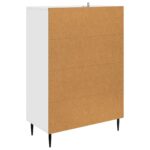 vidaXL Servírovacia skriňa Biela s vysokým leskom 66 x 34,5 x 95 cm – Obrázok 7