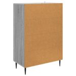 vidaXL Servírovacia skriňa so zásuvkou Sivá sonoma 66 x 34,5 x 95 cm – Obrázok 7
