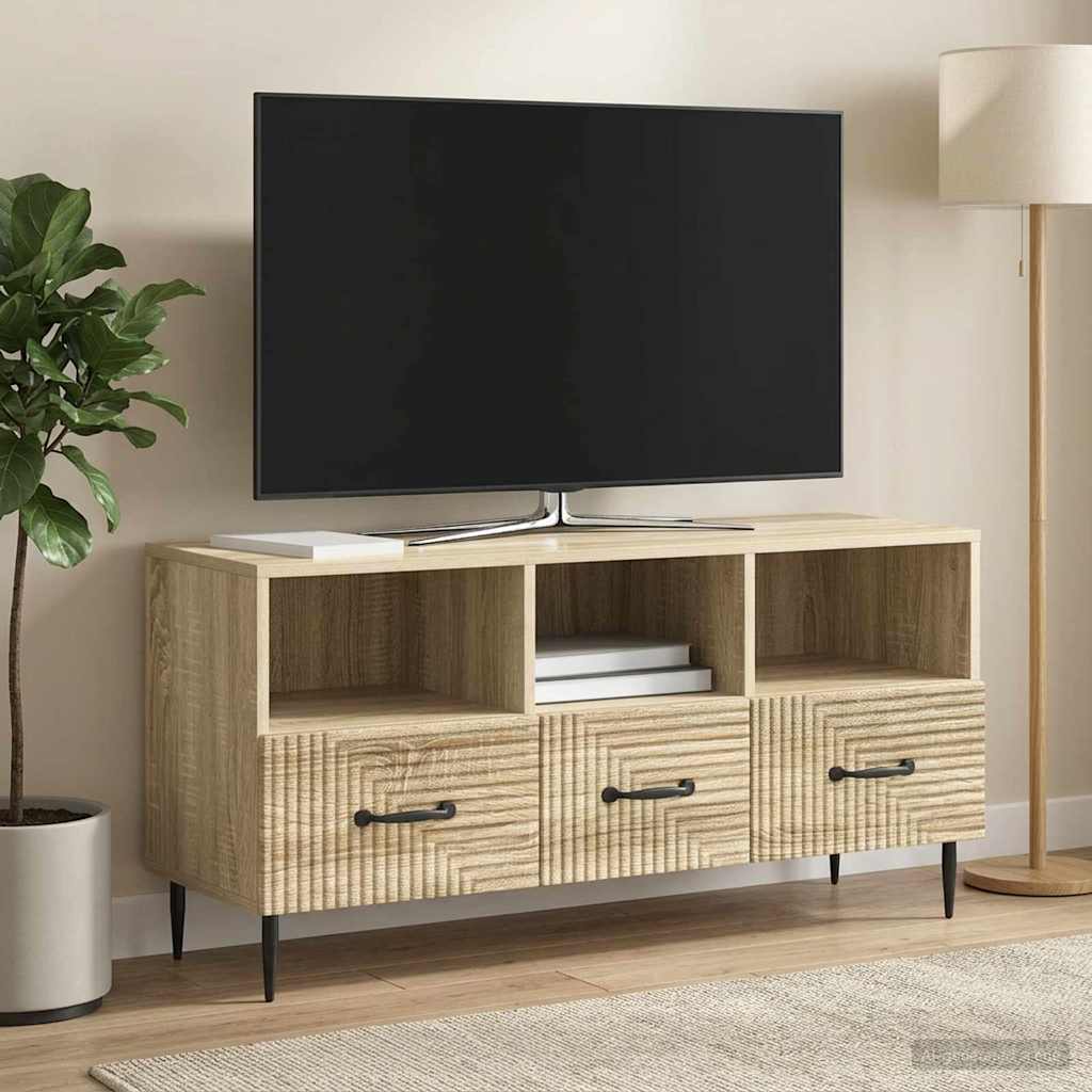 894907_1.jpg vidaXL TV skrinka Dub sonoma 102 x 34,5 x 50 cm Kompozitné drevo – Obrázok 1