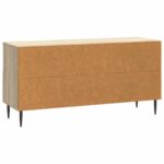 vidaXL TV skrinka Dub sonoma 102 x 34,5 x 50 cm Kompozitné drevo – Obrázok 8