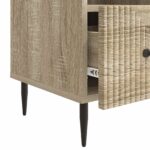 vidaXL TV skrinka Dub sonoma 102 x 34,5 x 50 cm Kompozitné drevo – Obrázok 9
