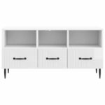 vidaXL TV skrinka Biela s vysokým leskom 102 x 34,5 x 50 cm – Obrázok 6