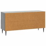 vidaXL TV skrinka Sivá sonoma 102 x 34,5 x 50 cm Kompozitné drevo – Obrázok 8