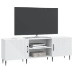 vidaXL TV skrinka Biela 150 x 31 x 50 cm Kompozitné drevo – Obrázok 3