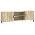vidaXL TV skrinka Dub sonoma 150 x 31 x 50 cm Kompozitné drevo – Obrázok 2