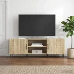 vidaXL TV skrinka Dub sonoma 150 x 31 x 50 cm Kompozitné drevo – Obrázok 4
