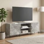 vidaXL TV skrinka Betónovo sivá 150 x 31 x 50 cm Kompozitné drevo