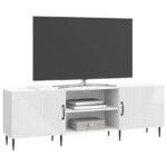 vidaXL TV skrinka Biela s vysokým leskom 150 x 31 x 50 cm – Obrázok 3