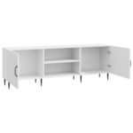 vidaXL TV skrinka Biela s vysokým leskom 150 x 31 x 50 cm – Obrázok 5