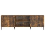 vidaXL TV skrinka Dymový dub 150 x 31 x 50 cm Kompozitné drevo – Obrázok 6