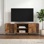 vidaXL TV skrinka Staré drevo 150 x 31 x 50 cm Kompozitné drevo – Obrázok 4