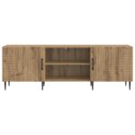 vidaXL TV skrinka Dub artisan 150 x 31 x 50 cm Kompozitné drevo – Obrázok 6