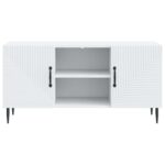 vidaXL TV skrinka Biela 102 x 34,5 x 50 cm Kompozitné drevo – Obrázok 6