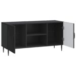 vidaXL TV skrinka Čierna 102 x 34,5 x 50 cm Kompozitné drevo – Obrázok 5