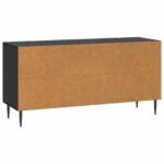 vidaXL TV skrinka Čierna 102 x 34,5 x 50 cm Kompozitné drevo – Obrázok 8