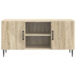 vidaXL TV skrinka Dub sonoma 102 x 34,5 x 50 cm Kompozitné drevo – Obrázok 6