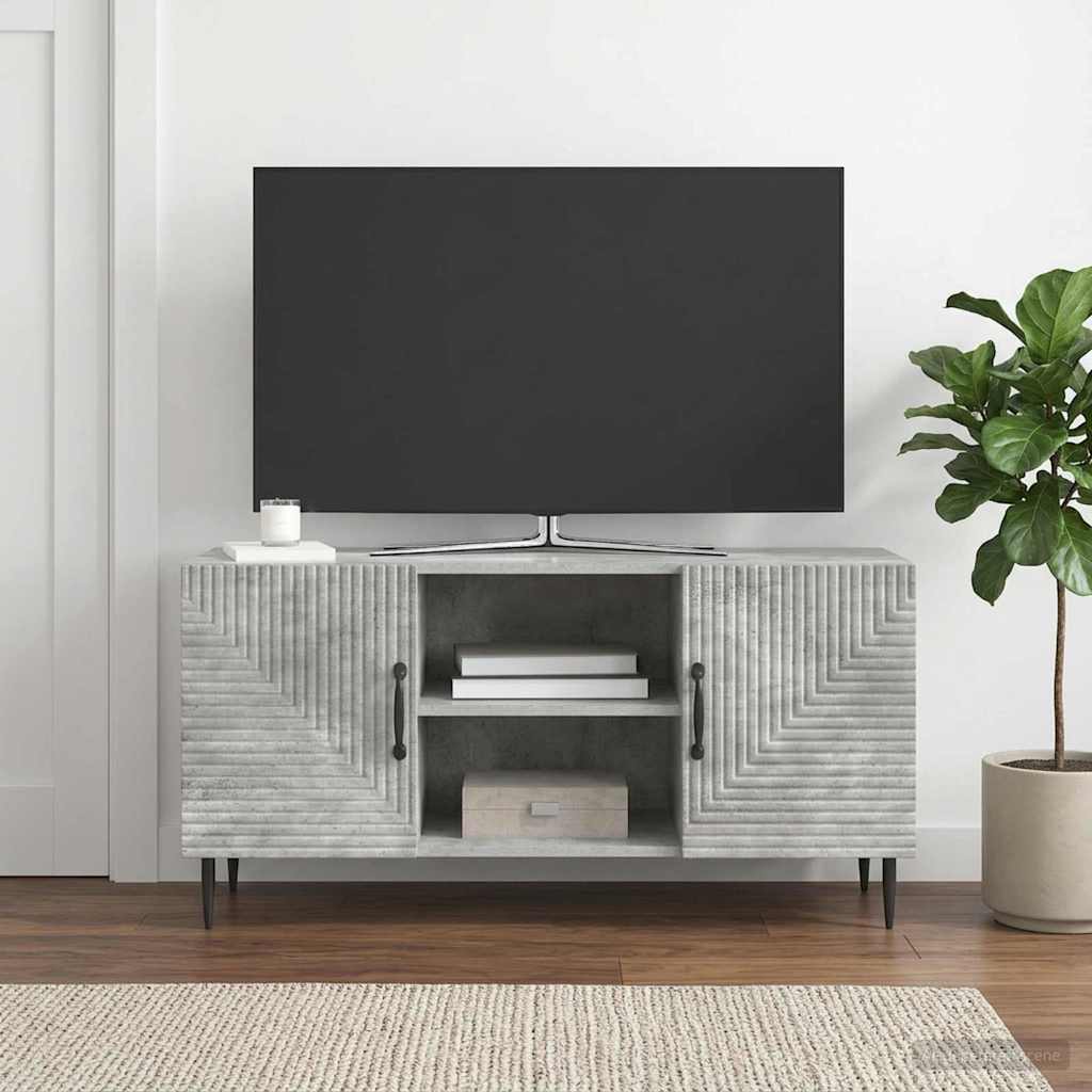 894928_1.jpg vidaXL TV skrinka Betónovo sivá 102 x 34,5 x 50 cm Kompozitné drevo – Obrázok 1