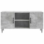 vidaXL TV skrinka Betónovo sivá 102 x 34,5 x 50 cm Kompozitné drevo – Obrázok 6
