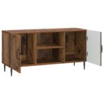 vidaXL TV skrinka Staré drevo 102 x 34,5 x 50 cm Kompozitné drevo – Obrázok 5