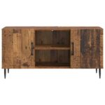 vidaXL TV skrinka Staré drevo 102 x 34,5 x 50 cm Kompozitné drevo – Obrázok 6