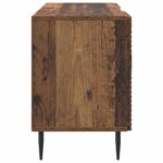 vidaXL TV skrinka Staré drevo 102 x 34,5 x 50 cm Kompozitné drevo – Obrázok 7