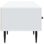 vidaXL TV skrinka Biela 147 x 34,5 x 30 cm Kompozitné drevo – Obrázok 7