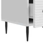 vidaXL TV skrinka Biela 147 x 34,5 x 30 cm Kompozitné drevo – Obrázok 9