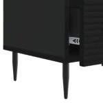 vidaXL TV skrinka Čierna 147 x 34,5 x 30 cm Kompozitné drevo – Obrázok 9