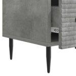 vidaXL TV skrinka Betónovo sivá 147 x 34,5 x 30 cm Kompozitné drevo – Obrázok 9