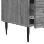 vidaXL TV skrinka Sivá sonoma 147 x 34,5 x 30 cm Kompozitné drevo – Obrázok 9