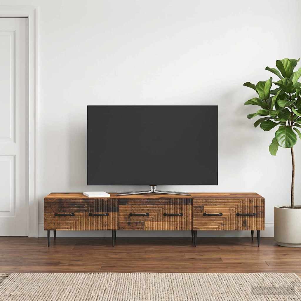 894943_1.jpg vidaXL TV skrinka Staré drevo 147 x 34,5 x 30 cm Kompozitné drevo – Obrázok 1