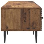 vidaXL TV skrinka Staré drevo 147 x 34,5 x 30 cm Kompozitné drevo – Obrázok 7