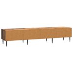 vidaXL TV skrinka Staré drevo 147 x 34,5 x 30 cm Kompozitné drevo – Obrázok 8