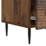 vidaXL TV skrinka Staré drevo 147 x 34,5 x 30 cm Kompozitné drevo – Obrázok 9