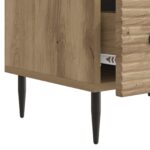 vidaXL TV skrinka Dub artisan 147 x 34,5 x 30 cm Kompozitné drevo – Obrázok 9