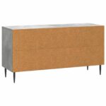 vidaXL TV skrinka Betónovo sivá 99 x 34,5 x 50 cm Kompozitné drevo – Obrázok 8