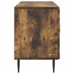 vidaXL TV skrinka Dymový dub 99 x 34,5 x 50 cm Kompozitné drevo – Obrázok 7