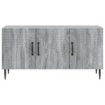 vidaXL TV skrinka Sivá sonoma 99 x 34,5 x 50 cm Kompozitné drevo – Obrázok 6