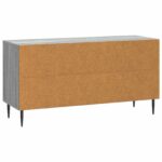 vidaXL TV skrinka Sivá sonoma 99 x 34,5 x 50 cm Kompozitné drevo – Obrázok 8
