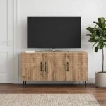 vidaXL TV skrinka Dub artisan 99 x 34,5 x 50 cm Kompozitné drevo – Obrázok 4