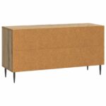 vidaXL TV skrinka Dub artisan 99 x 34,5 x 50 cm Kompozitné drevo – Obrázok 8