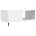 vidaXL Konferenčný stolík Biela 90 x 50 x 40 cm Kompozitné drevo – Obrázok 7