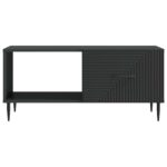 vidaXL Konferenčný stolík Čierna 90 x 50 x 40 cm Kompozitné drevo – Obrázok 5
