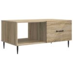 vidaXL Konferenčný stolík Dub sonoma 90 x 50 x 40 cm Kompozitné drevo – Obrázok 2