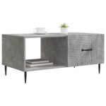 vidaXL Konferenčný stolík Betónovo sivá 90 x 50 x 40 cm – Obrázok 2